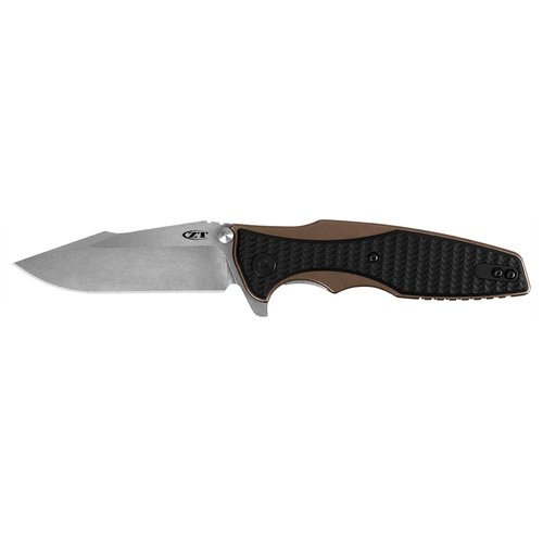 Нож складной Zero Tolerance 0393BRZ/SW бронзовый/черный
