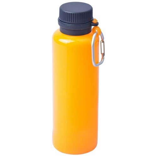 Складная силиконовая бутылка 'Squeezable Silicone Bottle', 550 мл (оранжевая)