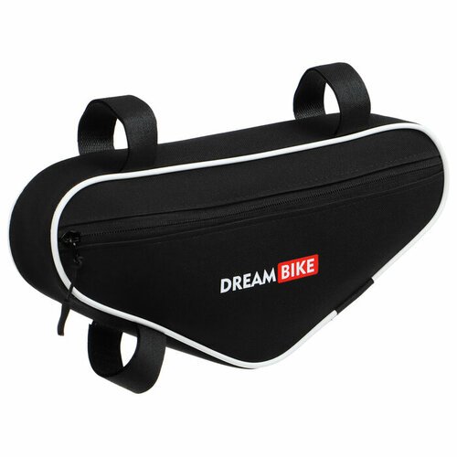 Dream Bike Велосумка Dream Bike под раму, 32х15х5, цвет чёрный/белый