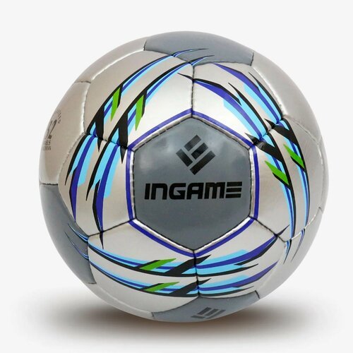 Мяч футбольный INGAME MATCH серый IFB-112