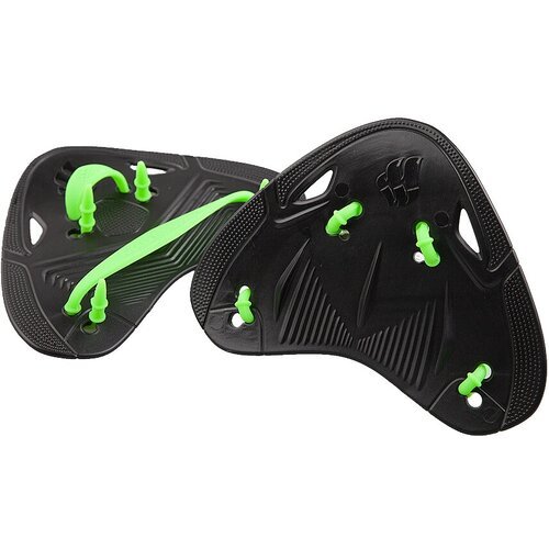 Лопатки для плавания MAD WAVE Finger Pro , black/green