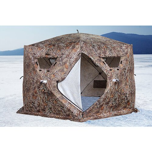 Зимняя палатка для рыбалки / 8-местная палатка, утепленная