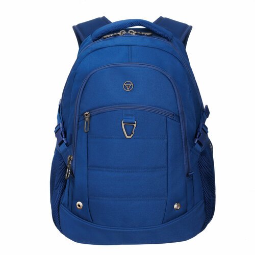Городской рюкзак TORBER XPLOR T9660BL с отделением для ноутбука 15', темно-синий, полиэстер, 46.5х32.5х15.5 см, 24 л