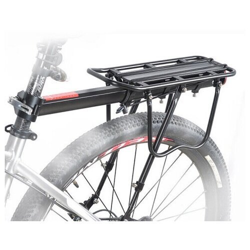 Багажник на велосипед велосипедный, алюминиевый на подседельную трубу с дугами HORST