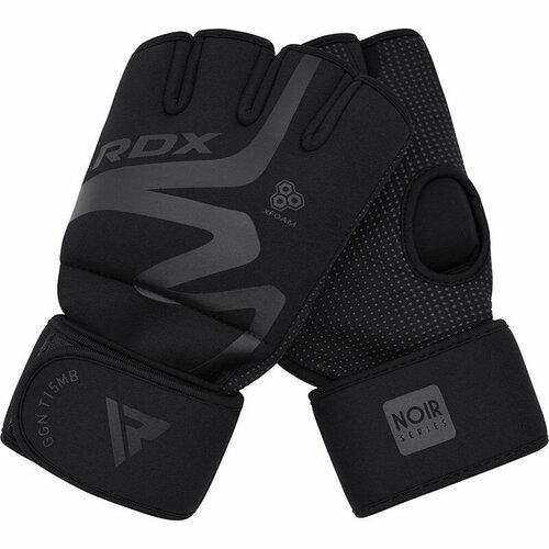 Перчатки тренировочные RDX Grappling Neoprene T15 L, черный матовый