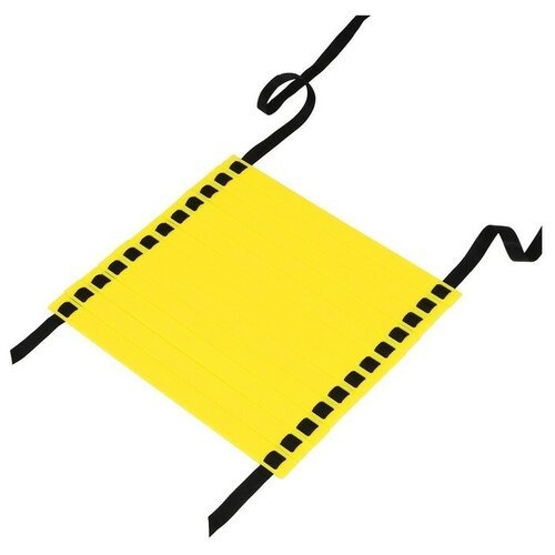 ONLYTOP Координационная лестница ONLYTOP, 6 м, толщина 4 мм, цвет жёлтый