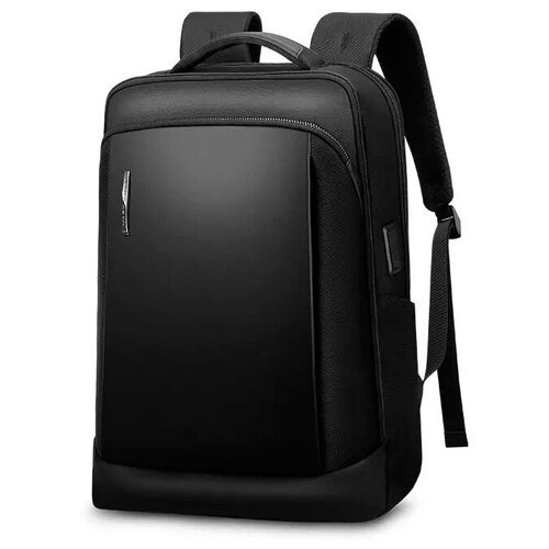 Рюкзак мужской городской дорожный 14л, для ноутбука 15.6', планшета Mark Ryden MR1906SJ черный водонепроницаемый, тканевый, с USB зарядкой
