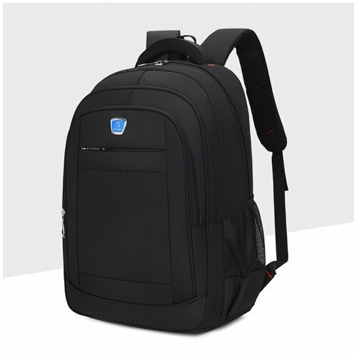 Рюкзак мужской SPORT, рюкзак городской с отелением для ноутбука, черный (blue)