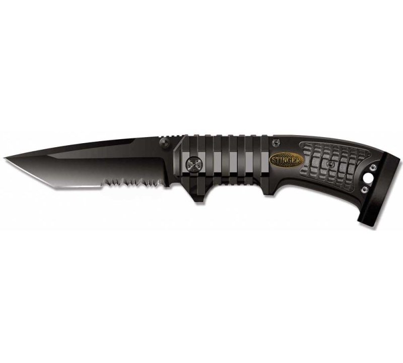 Нож Stinger, 90 мм, черный