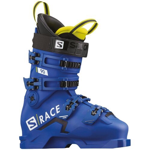 Горнолыжные ботинки Salomon S/Race 90, р.5 / 23, race blue/acid green/black