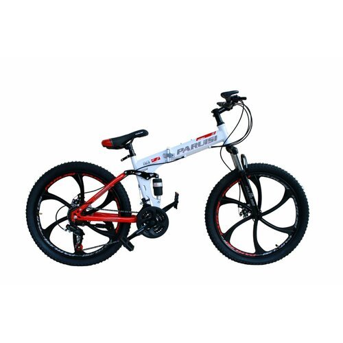 Велосипед спортивный PARUISI FOLD 24' бело-красный