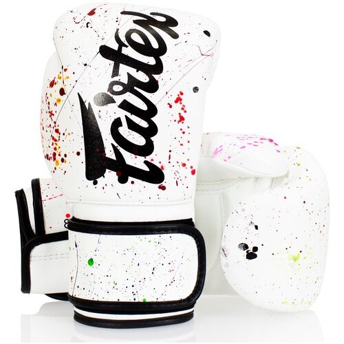 Боксерские перчатки Fairtex Painter BGV14PT White 12 унций