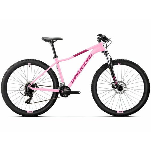Женский велосипед Titan Racing Rogue Calypso Alpine, год 2024, цвет Розовый-Красный, ростовка 16