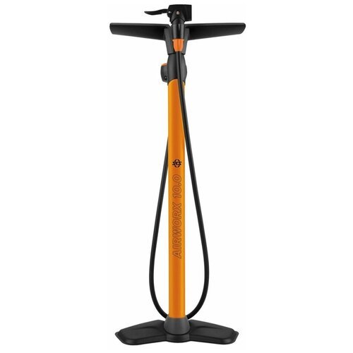 Напольный велонасос SKS Airworx 10.0, сталь, оранжевый