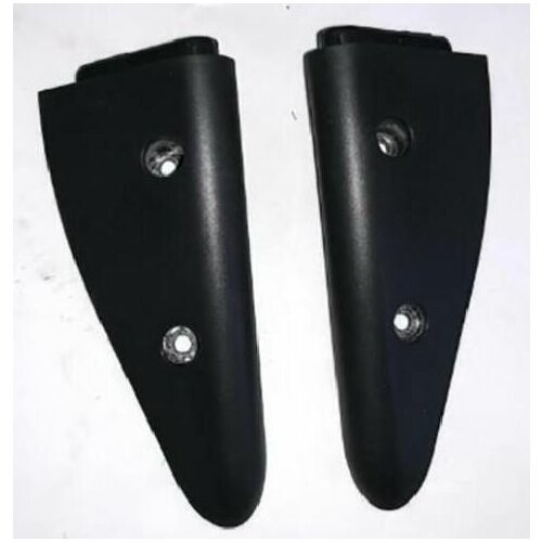 Пластиковые накладки заднего бампера для Segway Ninebot KickScooter MAX G30 (черные) 2 шт
