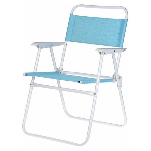 Складное пляжное кресло LUX COMFORT, полиэстер 600D, металл, голубое, 50х54х79 см, Koopman International FD8300560-голубое