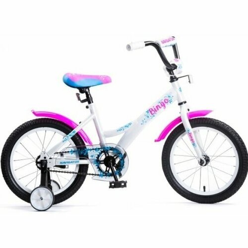 Детский велосипед Navigator Bingo16', белый-розовый (ВН16151)
