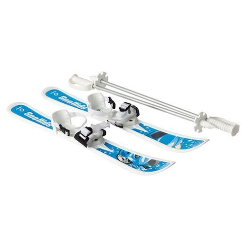 Детские лыжи Hamax Sno Kids Children's Skis With Poles Blue Car Design