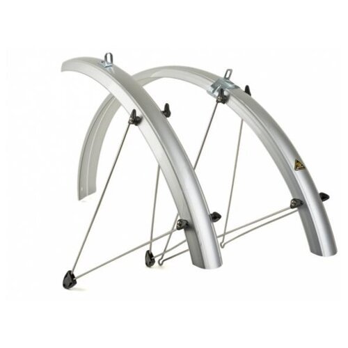 Комплект крыльев для велосипеда Author AXP-53 28', металлопластик, серебристый
