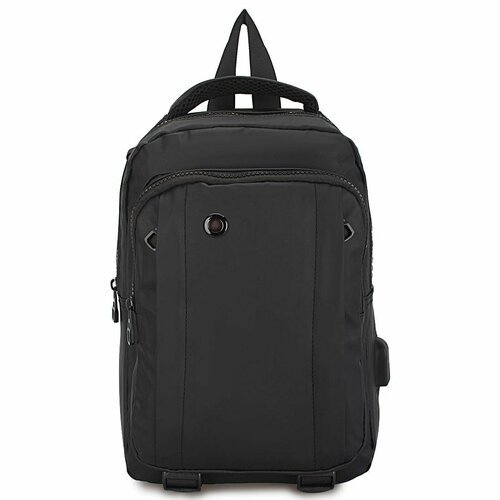 Мужской однолямочный рюкзак «Ланс» 1253 Black