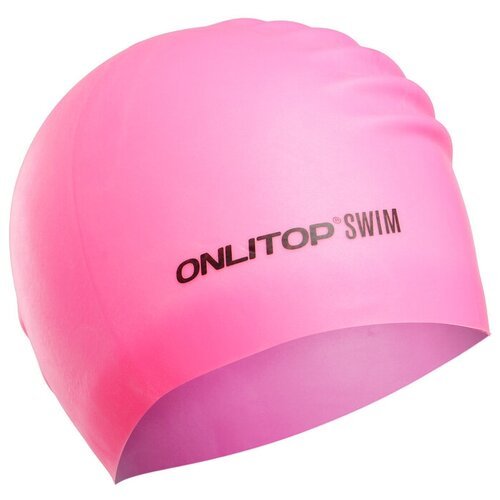Шапочка для плавания ONLITOP Swim 3867721 / 3867722 / 3867723 / 3867689, розовый