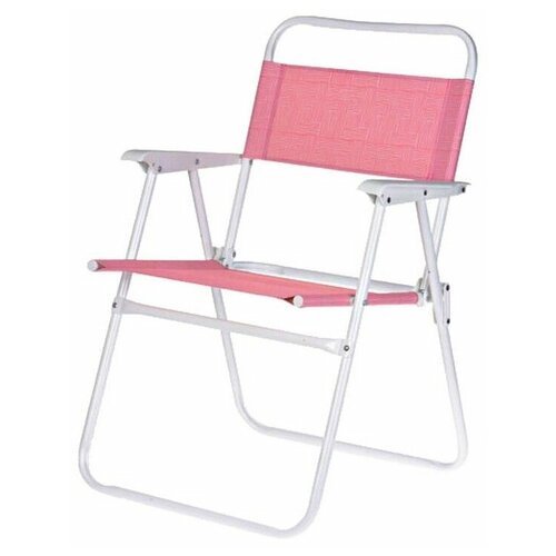 Складное пляжное кресло LUX COMFORT, полиэстер 600D, металл, розовое, 50х54х79 см, Koopman International FD8300560-розовое