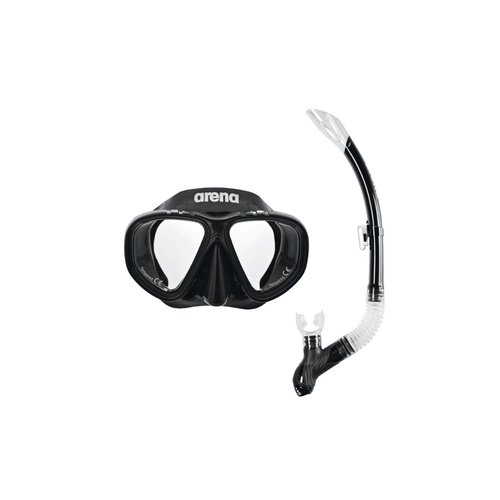 Маска и трубка ARENA Premium Snorkeling Set Junior (черный (002019/505))
