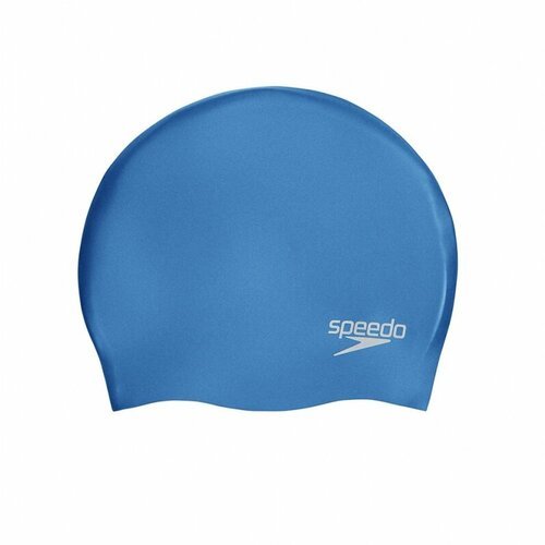 Шапочка для плав. 'SPEEDO Plain Molded Silicone Cap', арт.8-70984D437, голубой, силикон
