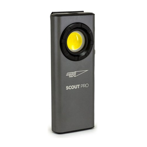 Фонарь яркий ЛУЧ XS-800 Scout Pro COB, 800 люмен, 3 режима, диммирование яркости, клипса/2 магнита, Li-Pol 2000 мАч