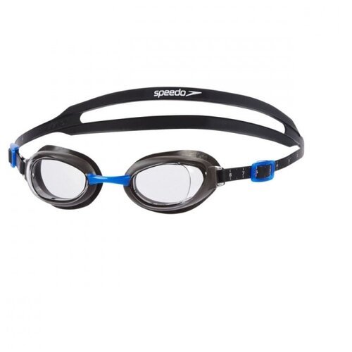 Очки для плавания SPEEDO Aquapure , арт.8-090029123, прозрачные линзы, сменн. переносица, черн. оправа