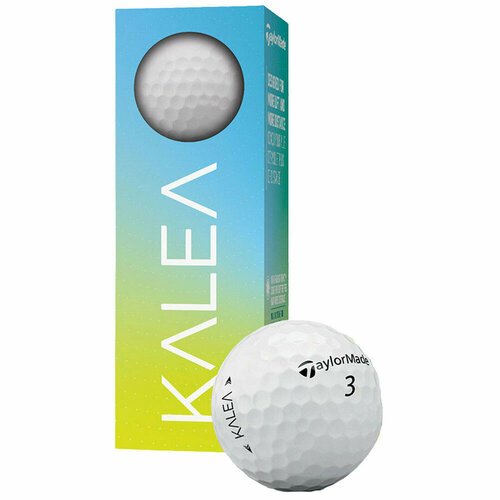 Мяч для гольфа Taylormade Kalea N7641801, белый, 3шт.