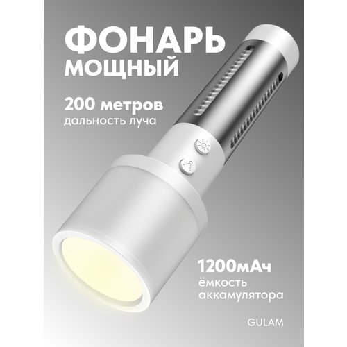 Мощный, ручной, светодиодный и надежный фонарик 'GHULAM'