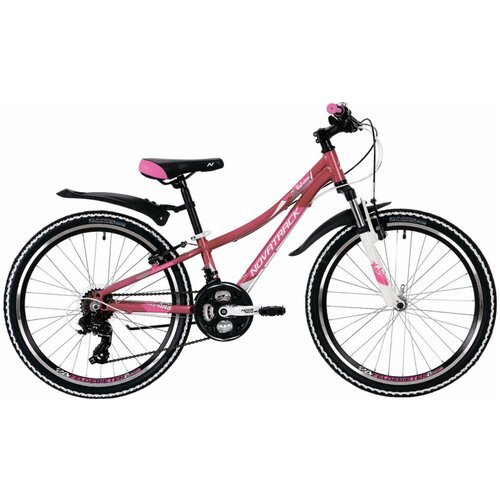 Подростковый велосипед Novatrack Katrina 24' (2019) 12' Фиолетовый (132-147 см)