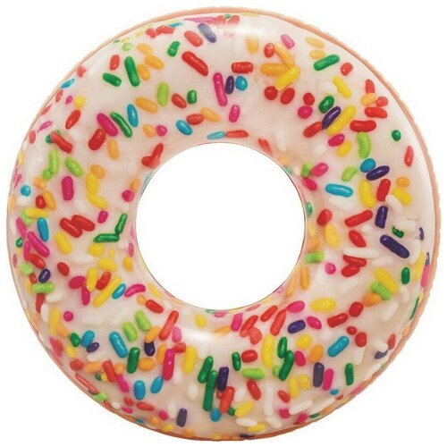 Круг надувной INTEX 'Sprinkle Donut Tube' (Пончик с посыпкой), от 9 лет, 99х25см int56263NP