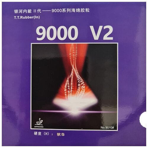 Накладка для настольного тенниса Yinhe 9000 V2 Soft, Black, 2.2