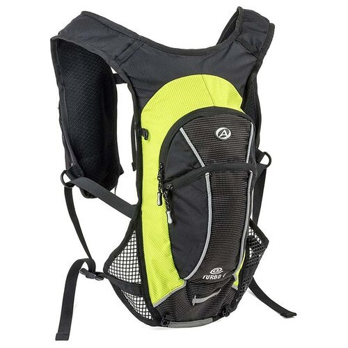 Мультиспортивный рюкзак Author Turbo-6 Vest New, черный/зеленый