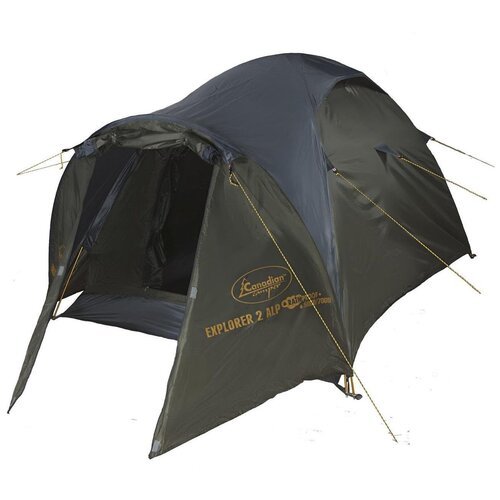 Палатка трекинговая двухместная Canadian Camper EXPLORER 2 AL, forest