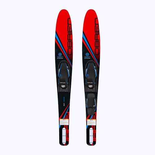 Лыжи водные прогулочные O'Brien VORTEX 65.5' W/ X7 & RT S23 (Красный, 65,5')