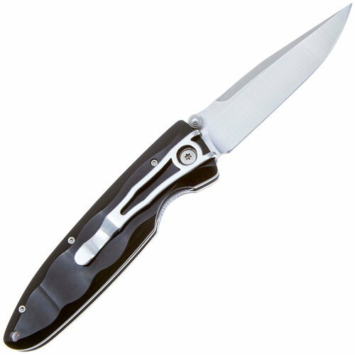 Нож складной MCUSTA VG-10 85/193, Black Pakkawood, клипса
