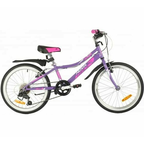 Велосипед для подростков NOVATRACK 20SH6V. ALICE. VL21 Фиолетовый