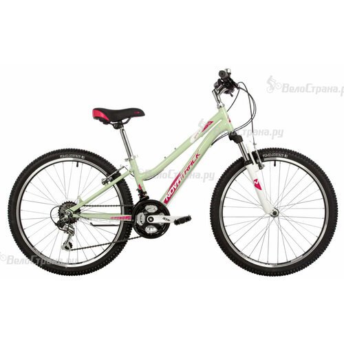 Подростковый велосипед Novatrack Jenny Pro 24' (2023) 12' Бирюзовый (132-147 см)