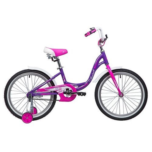 Женский велосипед Novatrack Angel 20 (2019) фиолетовый 12' (требует финальной сборки)