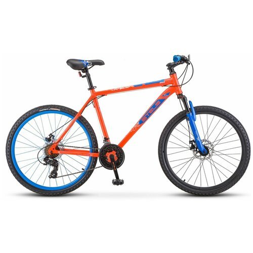 Велосипед STELS Navigator-500 MD F020 (2021), горный (взрослый), рама 20', колеса 26', красный/синий
