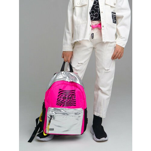 Рюкзак для девочки PlayToday, размер 40*26*11 см, черный