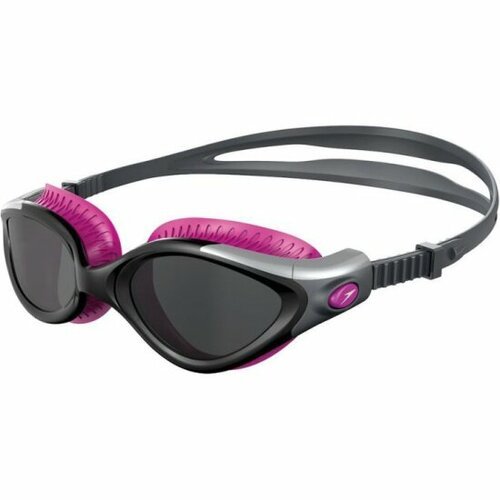 Очки для плавания Speedo Futura Biofuse Flexiseal, 8-11314B980, дымчатые линзы, черная оправа
