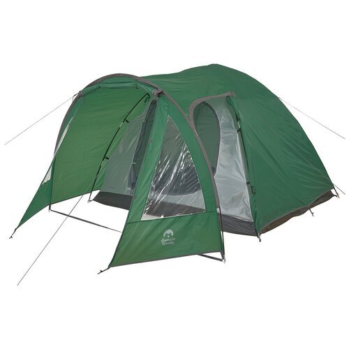Палатка четырёхместная JUNGLE CAMP Texas 4, цвет: зеленый