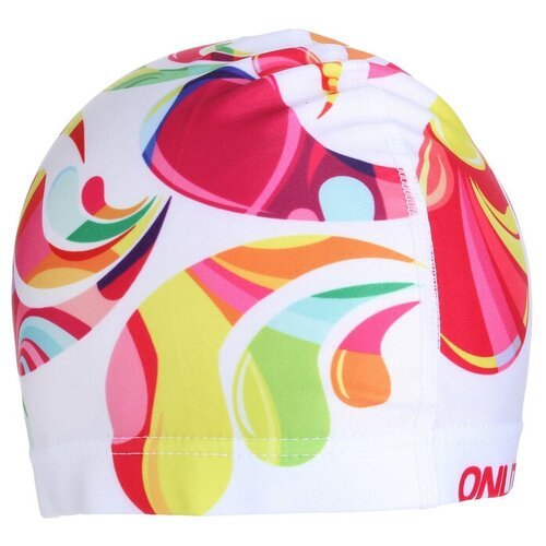 Шапочка для плавания ONLYTOP 'Modern', женская, обхват 54-60 см, текстиль, разноцветная