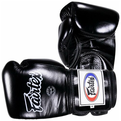 BGV5 Боксерские перчатки Fairtex Black/Red - Fairtex - Черный - 16 oz