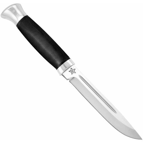 Нож Финка-3 Златоуст АиР. Рукоять Граб, Нержавеющая сталь 95Х18. Ножны и кейс в комплекте