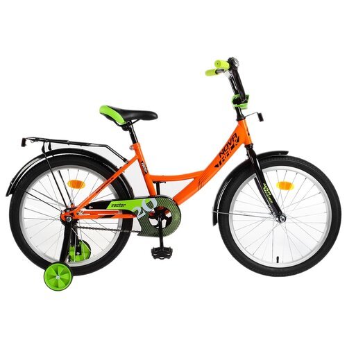 Городской велосипед Novatrack Vector 20 (2019) оранжевый (требует финальной сборки)
